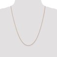 thumbnail image 2 of Collier Chaîne Ropa en Or Rose 14k 24 Pouces.7mm Pendentif Breloque, 2 of 9