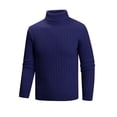 thumbnail image 1 of fatyb Chandail pour Hommes à Col Roulé Décontracté Tricoté Extensible à Manches Longues Hauts Chauds d'Automne Hiver pour Hommes, 1 of 5