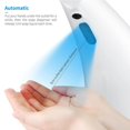 thumbnail image 4 of Automatic Soap Dispenser Touchless Refill Soaps Pump 400ml Battery Operated Waterproof Sensor Liquid Dispensers Bathroom Hotel Porcelain White, 4 of 9