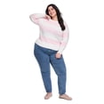 thumbnail image 2 of Lane Bryant Women's Plus Round-Neck Sweater, 2 of 6