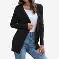 thumbnail image 3 of Womens Open Front Plus Size Chunky Knit Cardigan Sweaters Dressy Long Sleeve Fall Soft Cardigan Outwear with Pockets, 3 of 6