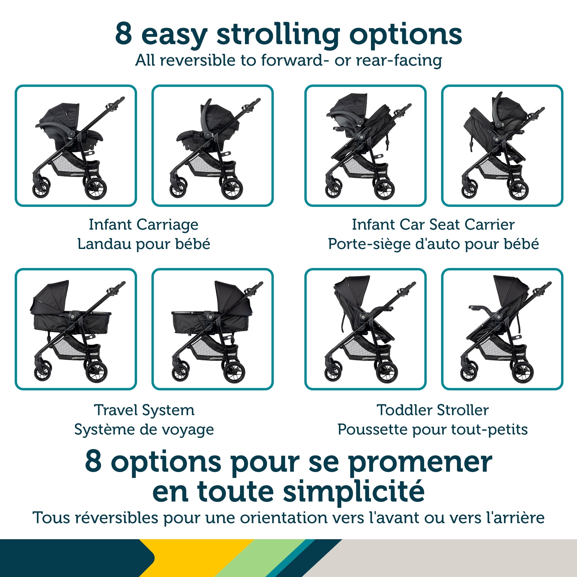 Système de voyage Grow and Go™ Flex 8-en-1 de Safety 1st Alliage