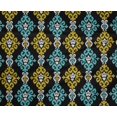 thumbnail image 4 of oneOone Polyester Lycra Fabric Swirl Ikat Decor Fabric Printed BTY 56 Inch Wide, 4 of 4