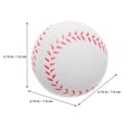 thumbnail image 2 of LOLIPPYY 5pcs Training Balls Baseball Training Set White PU Foam Softball Training Balls For Beginners Indoor Training, 2 of 8