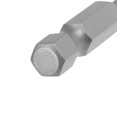 thumbnail image 4 of Unique Bargains Ball End Hex Bits 1/4-inch Hex Shank 2 Inch Length Magnetic H4 Head Screwdriver S2 HRC58 Screw Driver Bit, 4 of 4