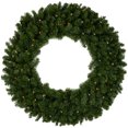 thumbnail image 1 of Northlight Pre-Lit Canadian Pine Artificial Christmas Wreath - 36" - Clear Lights, 1 of 6
