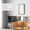 thumbnail image 4 of HOMCOM 24" x 36" Wall Bathroom Mirror for Home Decor, Vanity Mirror, 4 of 10