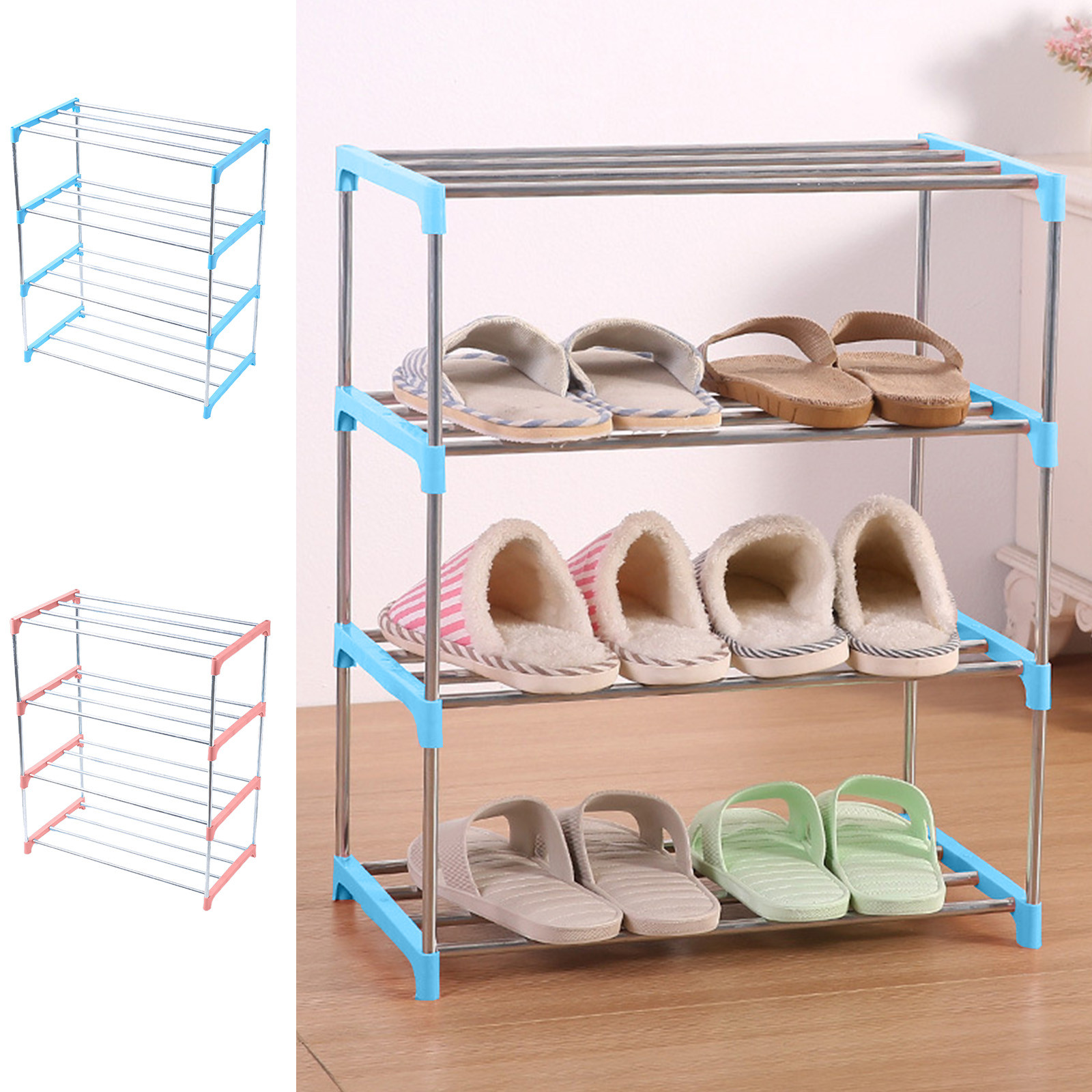 Sentmoon Shoe Rack Garage Shoe Rack Assembled Simples Shoe Rack Home Door Rental Room Storage Shoe Cabinet Dormitory Shoe Rack Storage Rack for Entryway and Mudroom