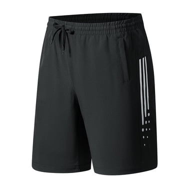 TopLLC Mens Shorts, Men Shorts Men Gym Shorts Athletic Basketball Mesh Shorts For Men Workout Quick Dry Lightiweight Bodybuilding Athletic Running Training With Zip Pockets Towel Loop