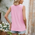 thumbnail image 5 of Soki Women's Tank Tops Loose Round Neck Ruched Sleeveless Tops Casual Basic Vest Shirts, 5 of 5