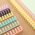thumbnail image 3 of mmirethe 10pcs/set Reusable Plastic Binder Spines Convenient And Durable Solution For Loose Leaf Binders Black+10pcs, 3 of 6