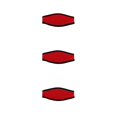 thumbnail image 4 of QualitChoice Housse de Sangle Rembourrée Protection de Ceinture Coussin de Plongée Lunettes de Natation Sports Nautiques pour Extérieur sous-Marin Rouge 3ensemble, 4 of 6