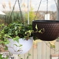 thumbnail image 3 of Wweixi 3pieces Stylish Planters For Hanging Pot Flower Plant Hanging Garden grey M 1Set, 3 of 6