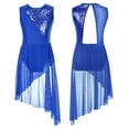 thumbnail image 1 of XUNZOO Robe de Danse Lyrique pour Filles Costume de Danse Ballet Jazz Latin Performance Camisole à Sequins Bleu Royal 8, 1 of 6