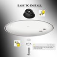 thumbnail image 4 of GZJCKJY 1 Pack Universal Pot Lid Replacement Knob Replacement Lid for Crockpot Pan Lid Handles Replacement Compatible with Kitchen Cookware Casserole Glass Saucepan, 4 of 9