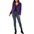 thumbnail image 2 of INSPIRE CHIC Manteau Court d'Hiver pour Femme, Mode, Ample, en Fausse Fourrure, 2 of 6