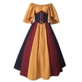 thumbnail image 1 of Cute Gothic Clothes for Women Renaissance Dress for Women Medieval Pirate Dresses Irish Dresses Over Dress Halloween Elf Cosplay Viking Dress Rennasaince Dresses Women, 1 of 3