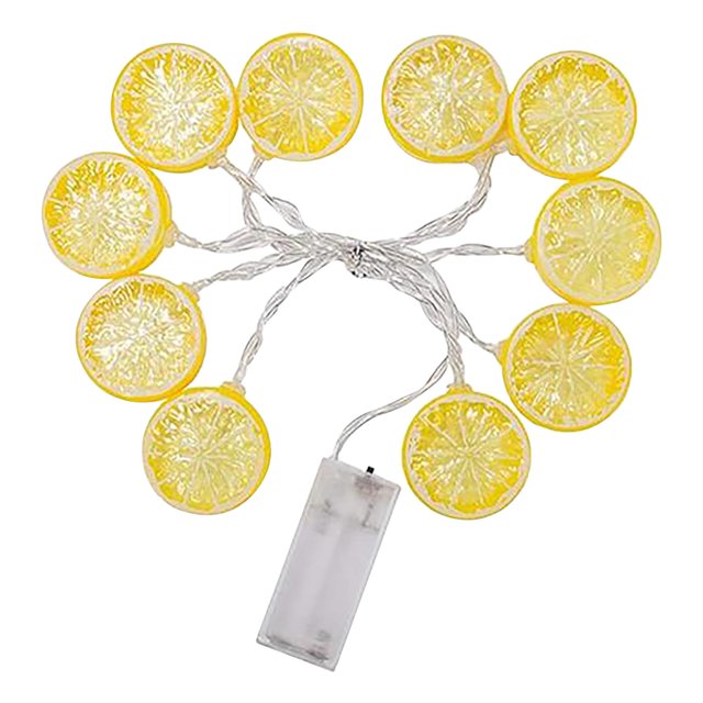 CEHVOM Battery-powered Lemon LED Decorative Light String 3 Meters Long 20 String Ligh