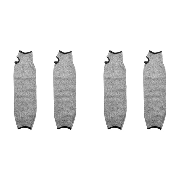 Protective HPPE Arm Sleeve and Cutting- for Industrial Use 36cm/45cm Wear- Hand, 36 cm, Grey A 2 Packs