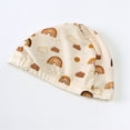 thumbnail image 4 of PMVFHDE Girls Floral Print Long Sleeve Swimsuit Sun Protective Bathing Suit With Matching Hat Beige,3-4 Years, 4 of 8