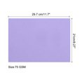 thumbnail image 2 of Uxcell 50 Feuilles Papier Copie Coloré pour Bureau Impression Formulaires d'Invitation Projets d'Art Violet Pâle 8.27 x 11.7 Pouces, 2 of 6
