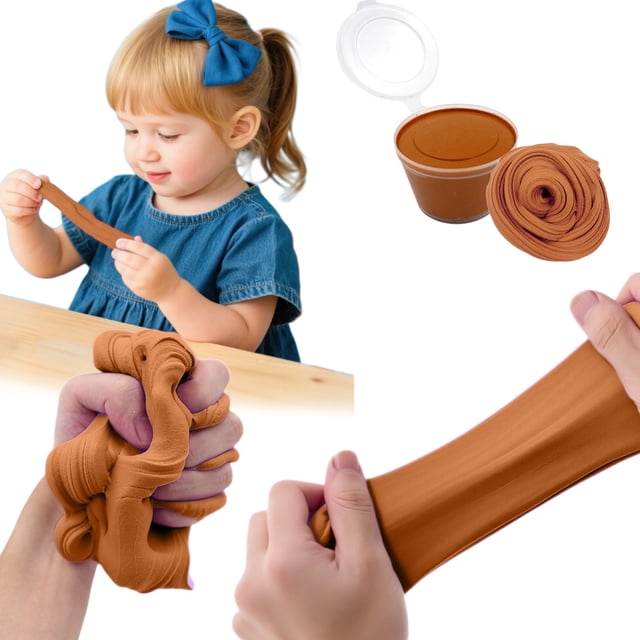 ToyKingdee Slime Bonbon avec Breloques, Boue Parfumée, Non Collant, Jouet Anti-Stress