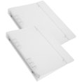 thumbnail image 4 of 2Pcs Notebook Binder Clear Binder Reusable Notebook Shell Office Binder Household Binder for Gift, 4 of 8