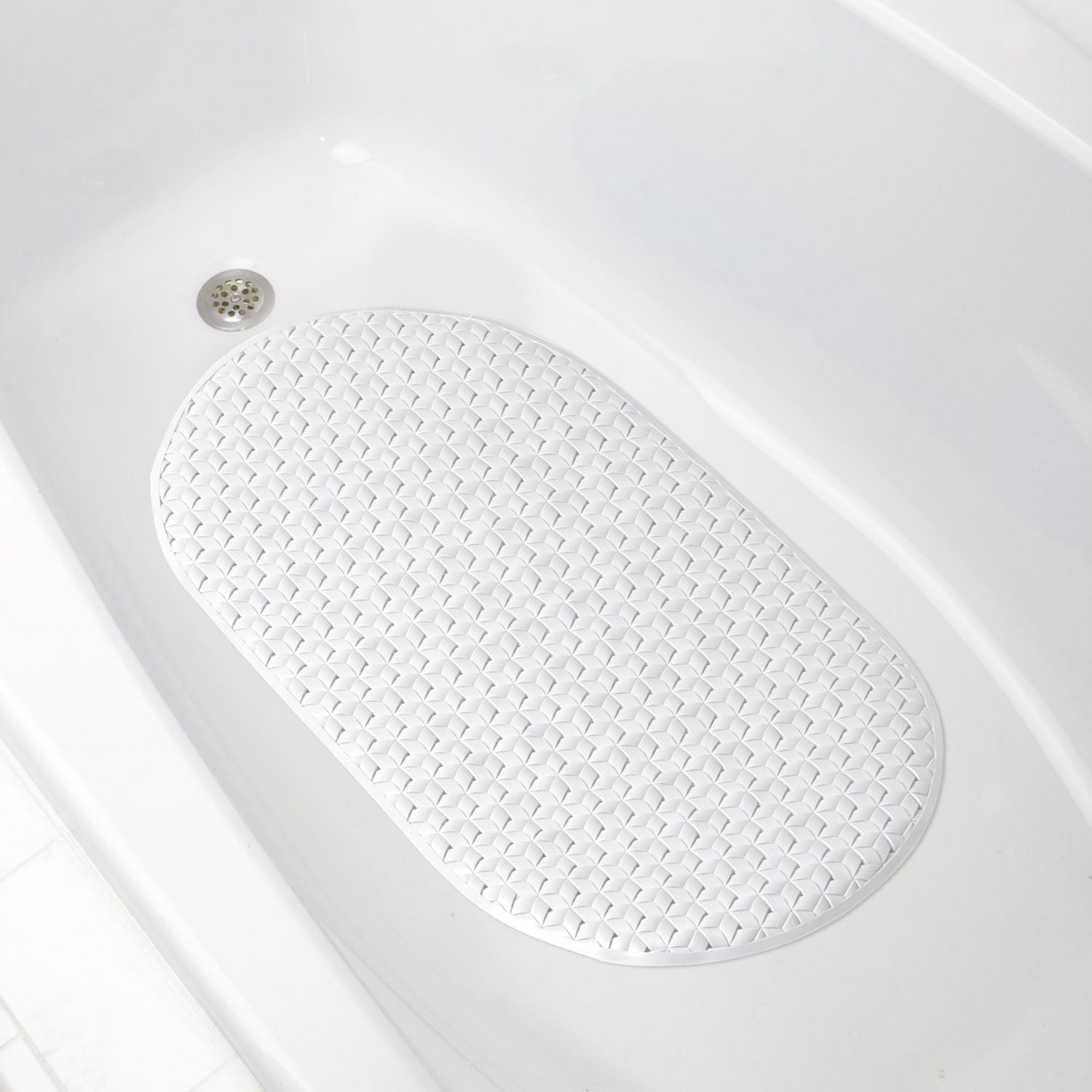 Tapis de baignoire haut de gamme à trois tissages éco-intelligent de Mainstays