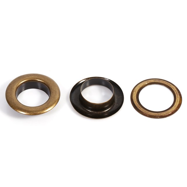 Illets DIY, 20 Ensembles Bronze Noir Or Illets Ronds Illets Apparence Frappante
