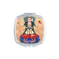 thumbnail image 1 of Miroir Carré Chinois Portable Compact de Poche Maquillage Double Face en Verre, 1 of 3