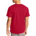 thumbnail image 4 of Hanes Beefy-T T-Shirt à Poche pour Hommes, P, Rouge Foncé, 4 of 6