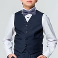 thumbnail image 3 of relayinert Kids Party Wedding Bow Tie Wide Applications Adjustable Clips Reusable And Easy To Clean Golden yellow, 3 of 6