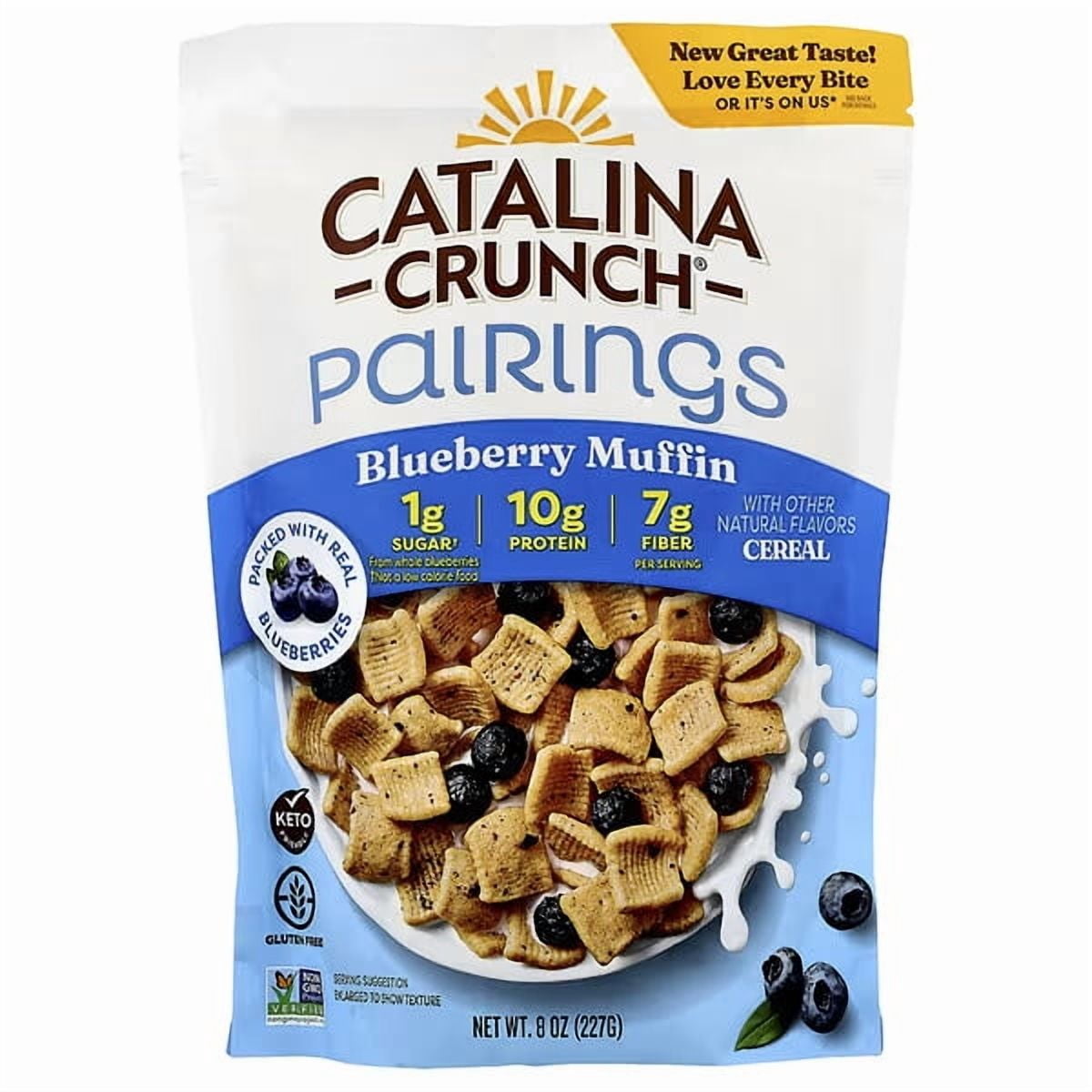 Catalina Crunch, Pairings Cereal, Blueberry Muffin With Real Blueberries, 8 oz (227 g)