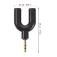thumbnail image 2 of 6pcs U Shape 3.5mm Headphone Adapter Y Splitter 1 To 2 Headphone Splitter, 2 of 8
