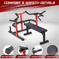 AKDSteel Chest Press Machine With Adjustable Flat Bench, Versatile ...