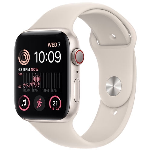 Apple Watch Series SE (2022) (GPS + Cellular) 40mm Smartwatch with Aluminium Case with Sport Band- Open Box