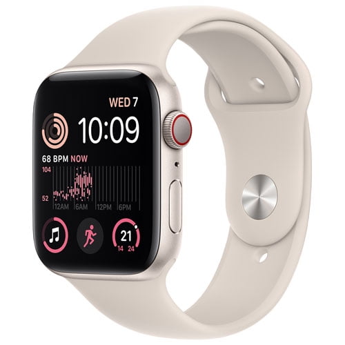 Restaurée Apple Watch Series SE (2022) (GPS + Cellulaire) Montre Intelligente 40 mm avec Boîtier en Aluminium avec Bracelet Sport comme Neuve