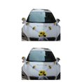 thumbnail image 3 of Ruiboury Effective Decorations For Elegant And Stylish Wedding Car Simulation Decoration yellow 2Set, 3 of 6