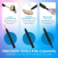 thumbnail image 3 of MEDca Hearing Aid Cleaning Kit, 20-Piece Maintenance Tool Set with Magnifying Glass and Carrying Case, 3 of 9
