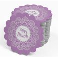 thumbnail image 4 of Inkdotpot Silver Foil Paper Hang Tags Happy Diwali Favor Tags 100 Pieces, 4 of 6
