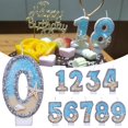 thumbnail image 2 of Birthday Candle Marine Beach Starfish Seashells Cake Topper for Kids Birthday` J7B0, 2 of 8