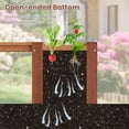 thumbnail image 4 of Costway 2 PCS Hardwood Flower Box with Bench Spacious Seat Open-ended Bottom Perfect, 4 of 8