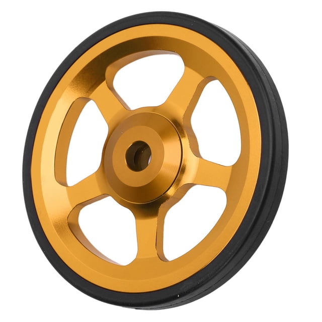 Folding Bike Wheel,Folding Bike Easy Wheel Smooth Operating Secure Fixation Aluminum Alloy Easywheel for Convenient Transportation