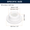 thumbnail image 3 of Unique Bargains 6 Pcs White Plug Holes, T25 Rubber Button Plug for 24mm/0.94' Hole, 3 of 6