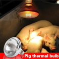 thumbnail image 4 of Bamboohart INFRA RED HEAT BULB LAMP 250W Poultry Chick Brooder Livestock} Lambs E7X8, 4 of 7