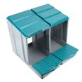 thumbnail image 1 of Chicken Nesting Box, Hens  Box Chicken Egg Laying Box 3 Hole PP Material Roll Out Egg Collection with Removable Design for Hens Chickens Poultry, 1 of 7