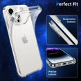 thumbnail image 2 of [PST] Étui Souple pour iPhone 16 Pro Max, Étui Pare-Chocs Antichoc en TPU Souple Ultra Mince, Étui Arrière, 2 of 4