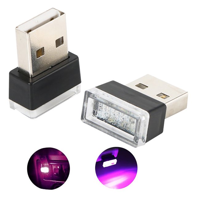 EGNMCR Home Lighting General M otors Mini USB LED Wireless Car Interior Light Neon Wall Lamp
