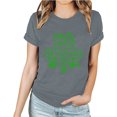 thumbnail image 1 of Meichang St Patricks Day T-Shirt Femme Vert Trèfle à Quatre Feuilles T-Shirts Graphiques Hauts Verts Décontracté Manches Courtes Col Rond T-Shirts St Patricks Day Liquidation, 1 of 3