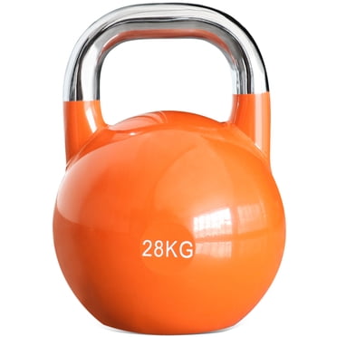 PRISP Kettlebells de Compétition 8-32 kg - Poids en Acier de Qualité Pro pour Gym à Domicile, Haltérophilie, Mise en Forme et Exercice